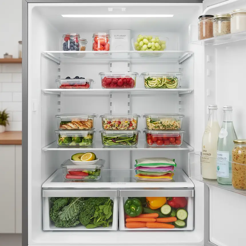Organized refrigerator