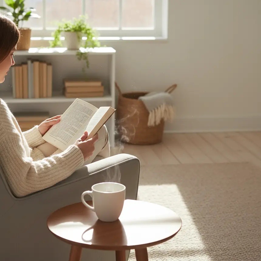 peaceful single living, self-management