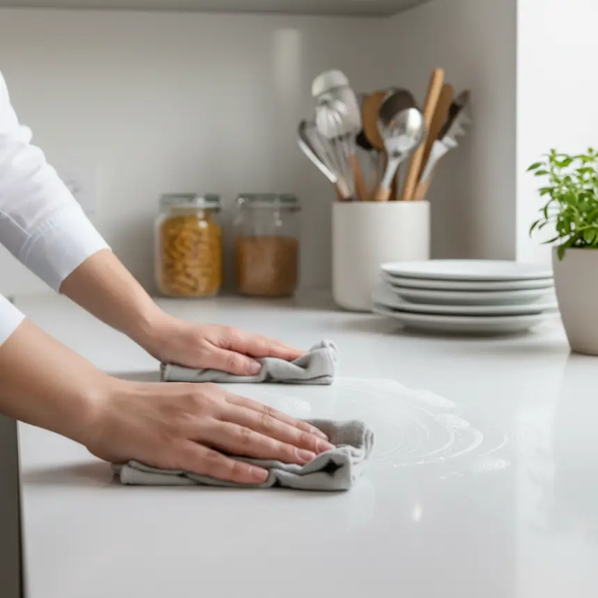 Kitchen cleaning routine