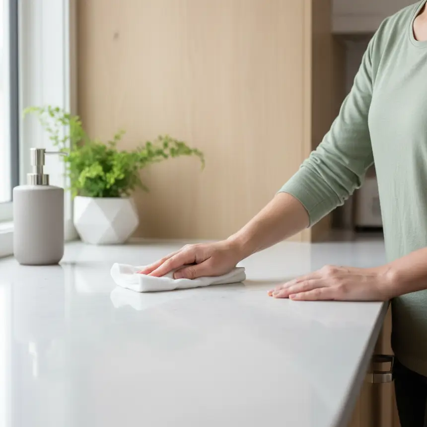 kitchen cleaning routine, daily management