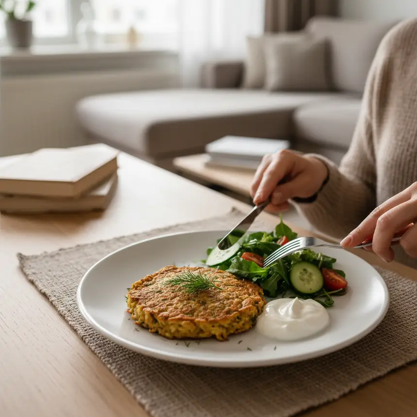 Appetizing plated dish