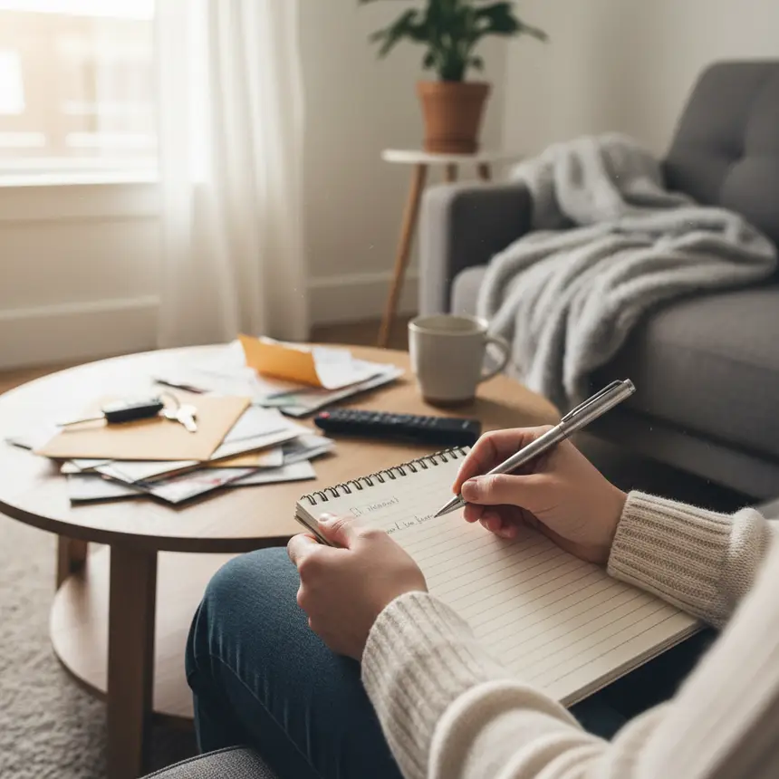 Analyzing living habits, identifying clutter causes