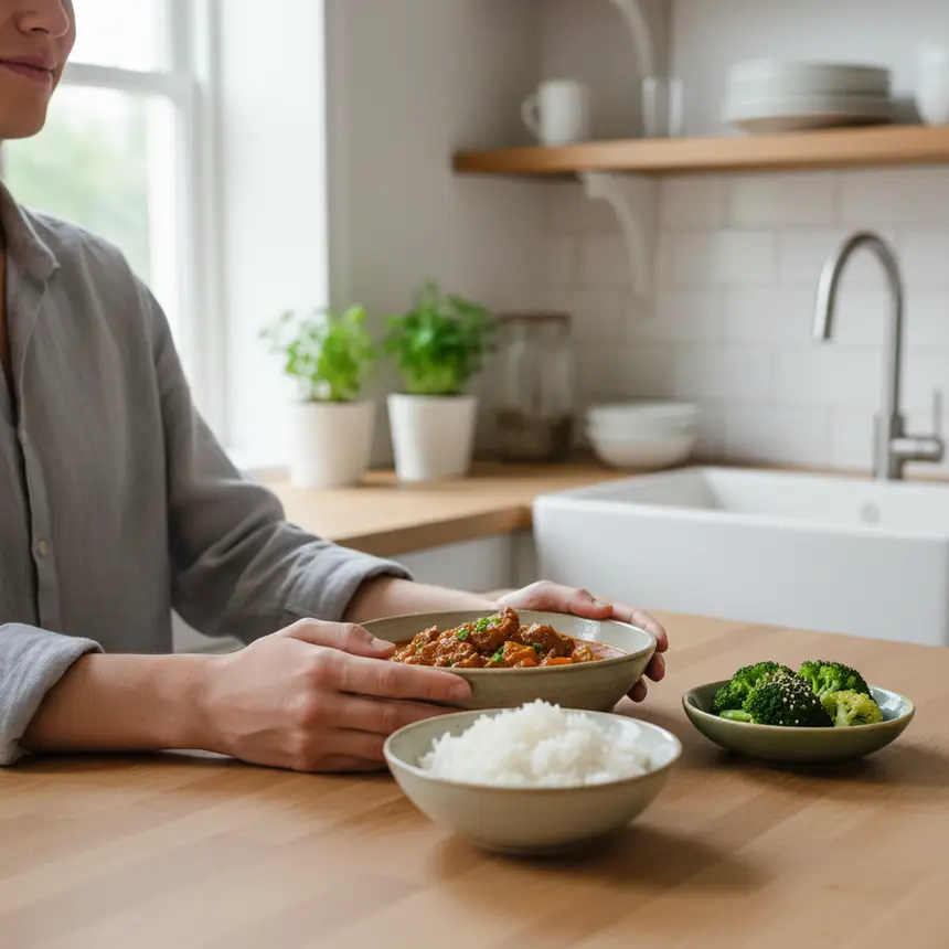 Simple home-cooked meal