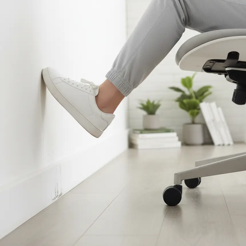 Feet wall friction