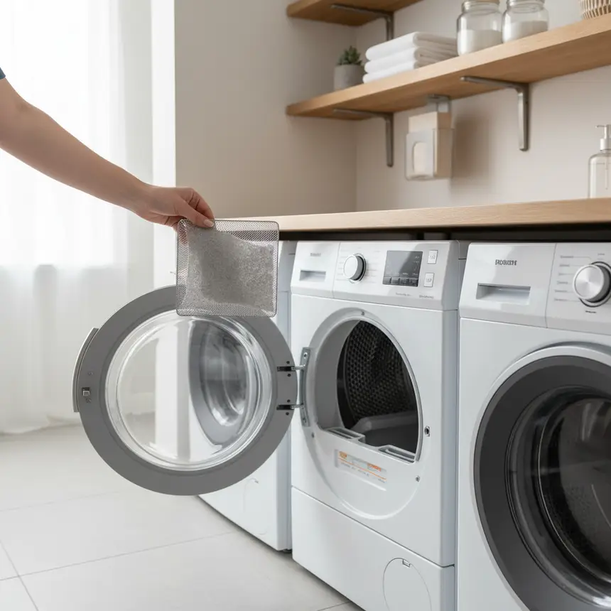 Cleaning dryer filter