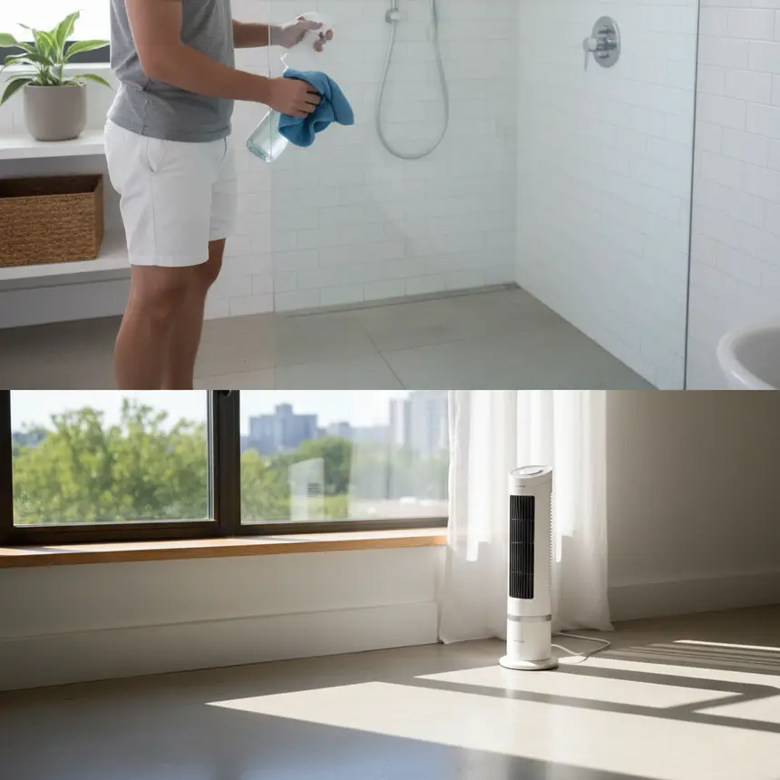humidity control routine, daily habits