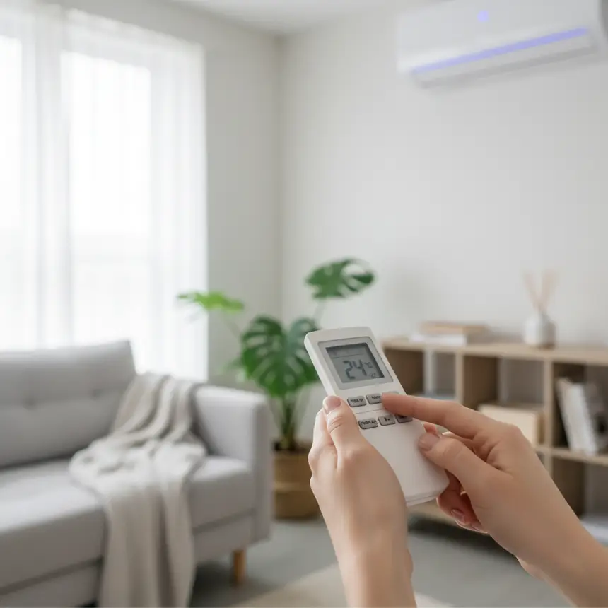 Adjusting AC settings