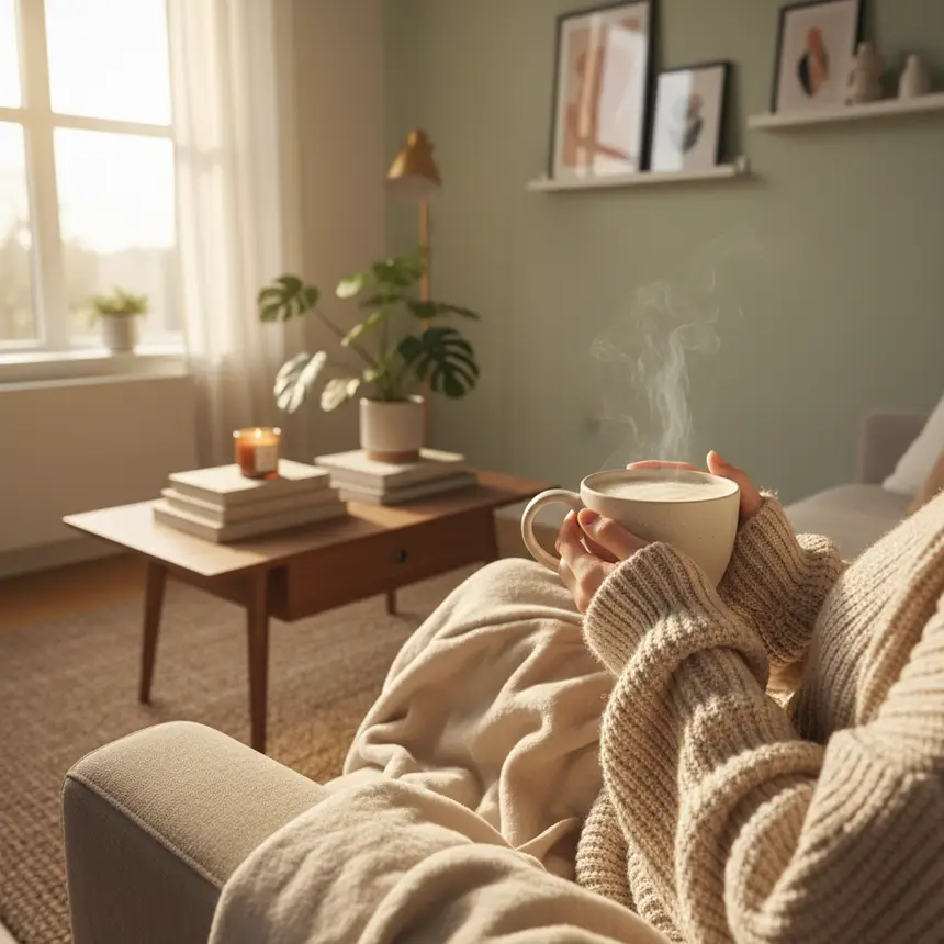 Cozy apartment living, comfortable environment