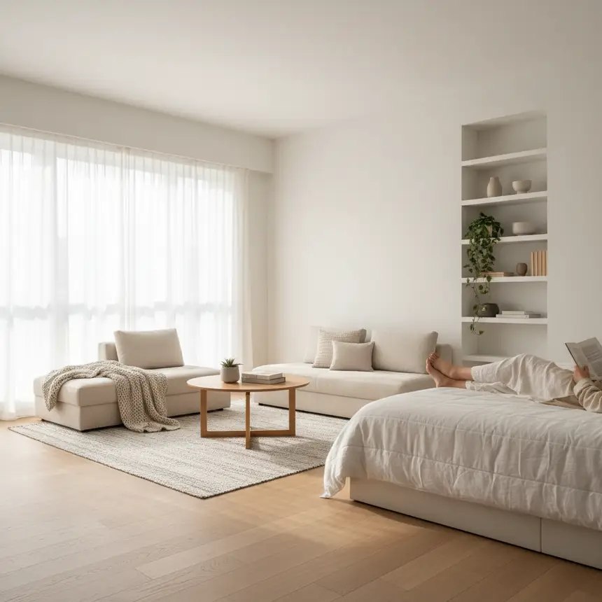 Clean organized apartment