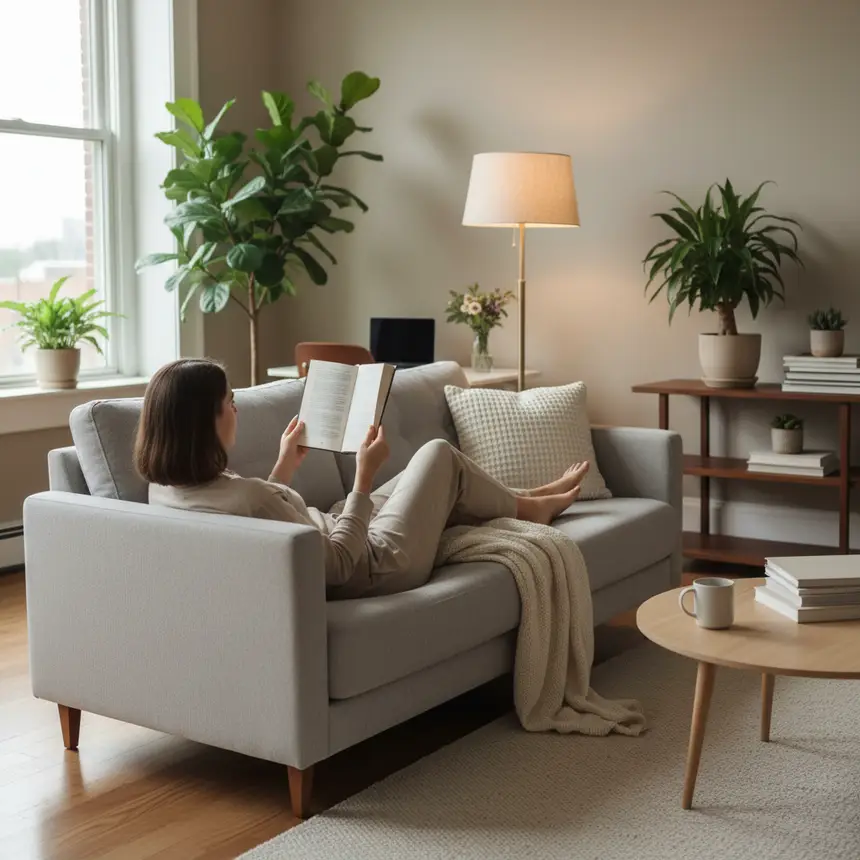 Cozy relaxation area
