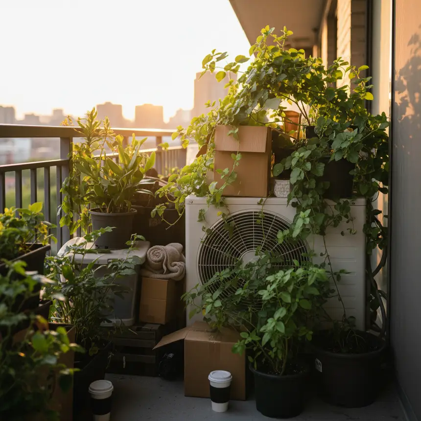 Overheated outdoor unit, dusty AC, inefficient cooling