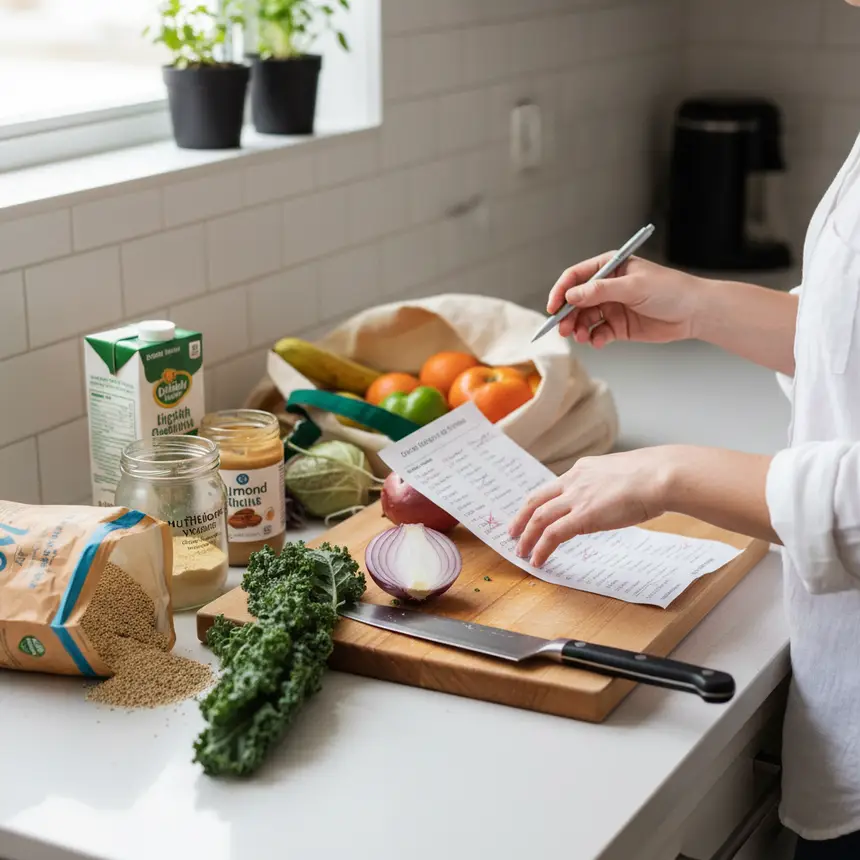 Kitchen clutter, meal planning fatigue