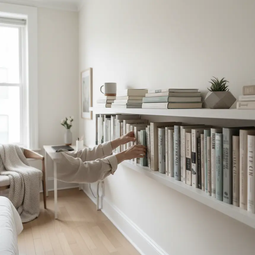 solo apartment organization, home routine, minimalist living