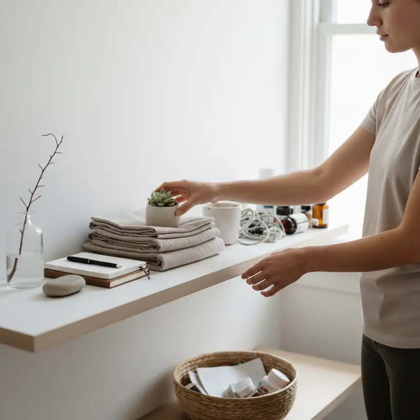 Mindful decluttering, sustainable habits, conscious living