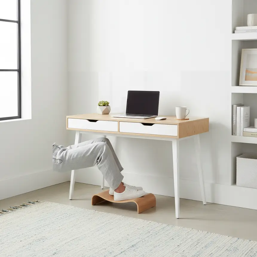 wall protector film, footrest usage