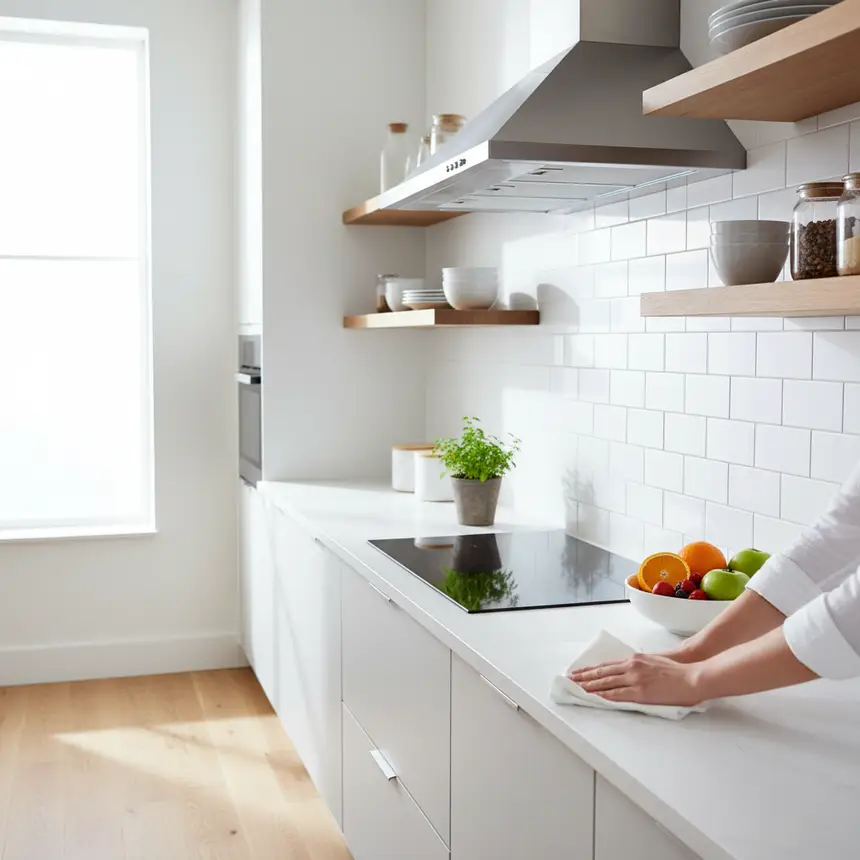 Clean kitchen cleaning