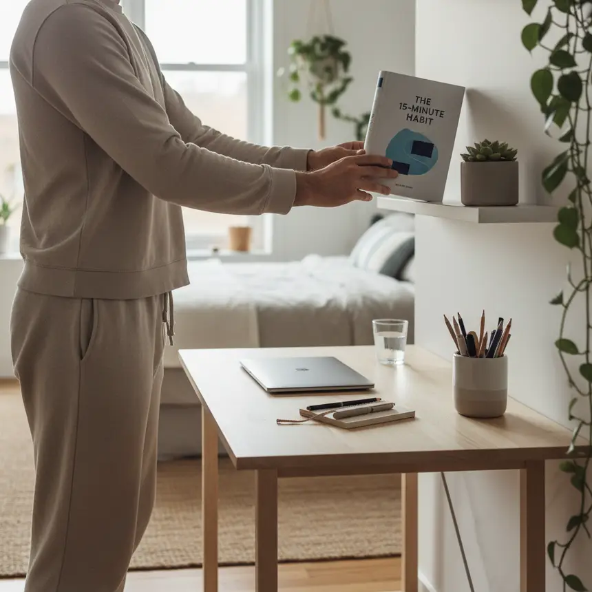 15-minute tidying habit