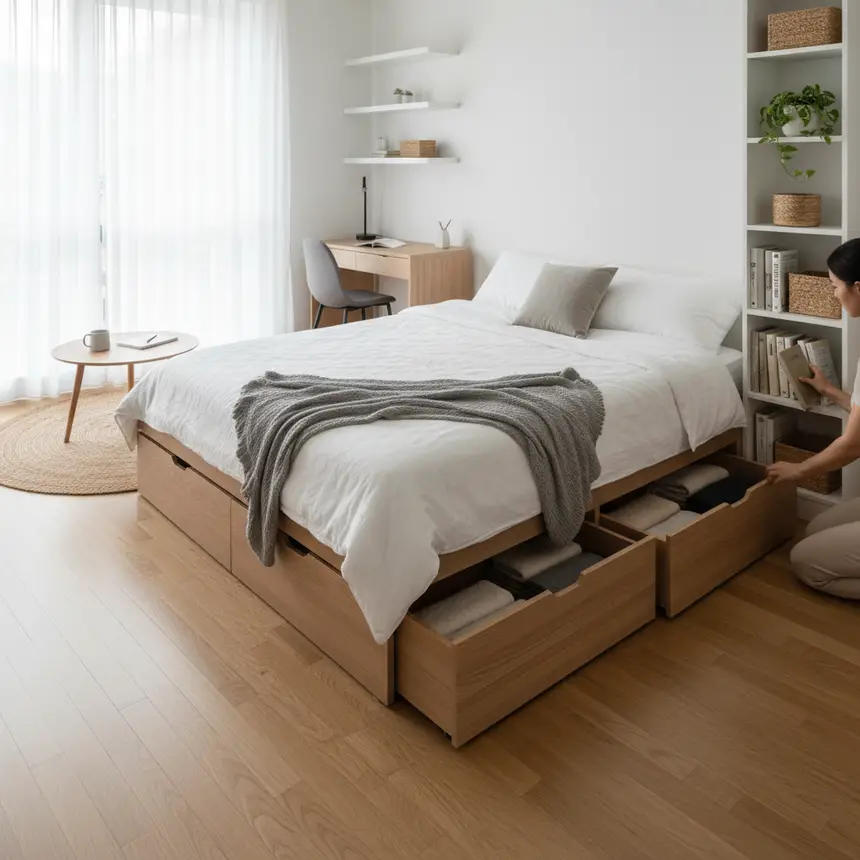 Efficient apartment storage
