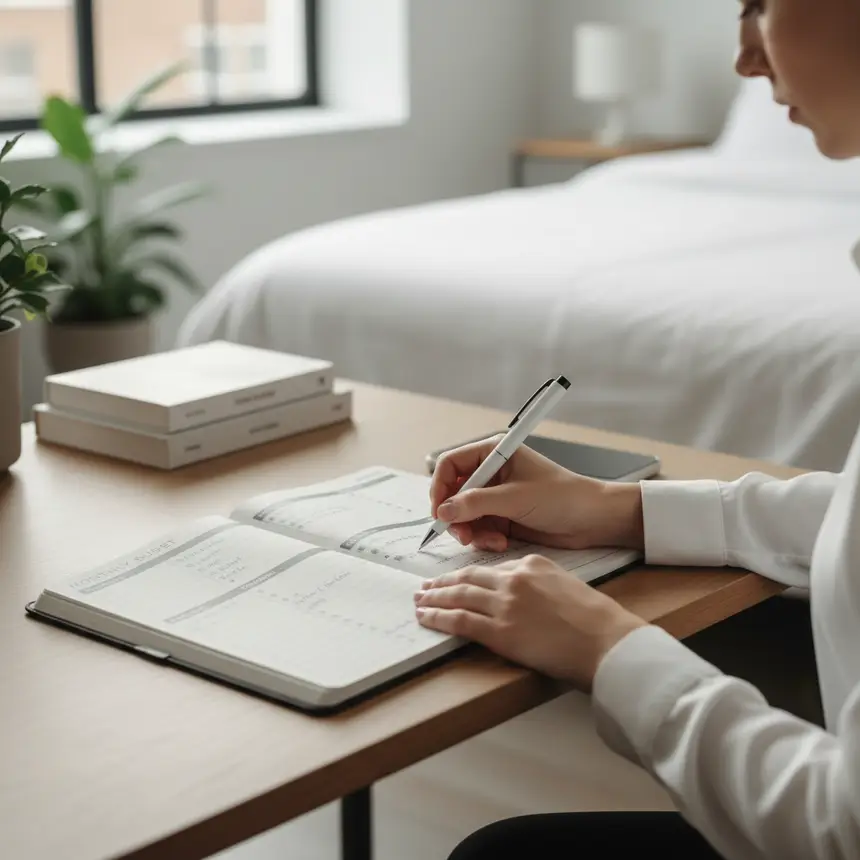 Financial planning, budget recording